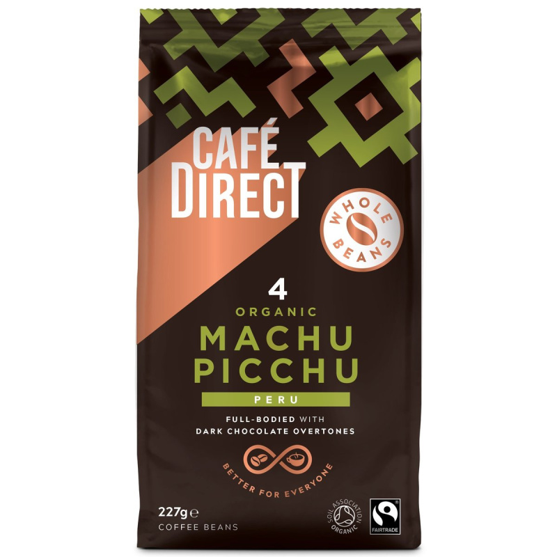 Cafédirect BIO Machu Picchu SCA 82 zrnková káva
