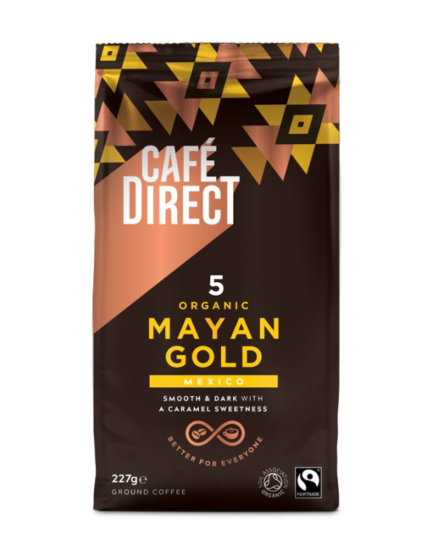 Cafédirect BIO Mayan Gold Mexiko SCA 82 mletá káva