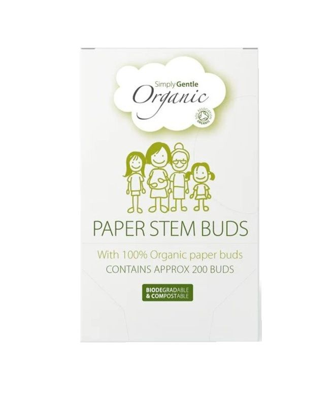 Organické vatové tyčinky (200 ks) Simply Gentle