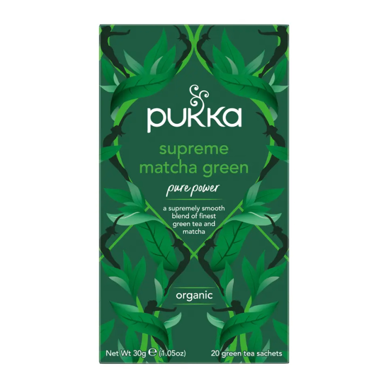 Pukka BIO Supreme Matcha Green porcovaný čaj 20x1,5 g