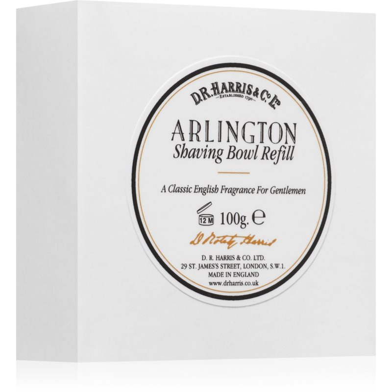 D.R. Harris Shawing Bowl Refill mýdlo na holení náhradní náplň Arlington 100 g