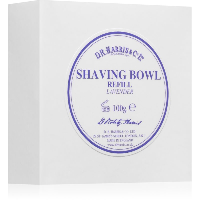 D.R. Harris Shawing Bowl Refill mýdlo na holení náhradní náplň Lavender 100 g