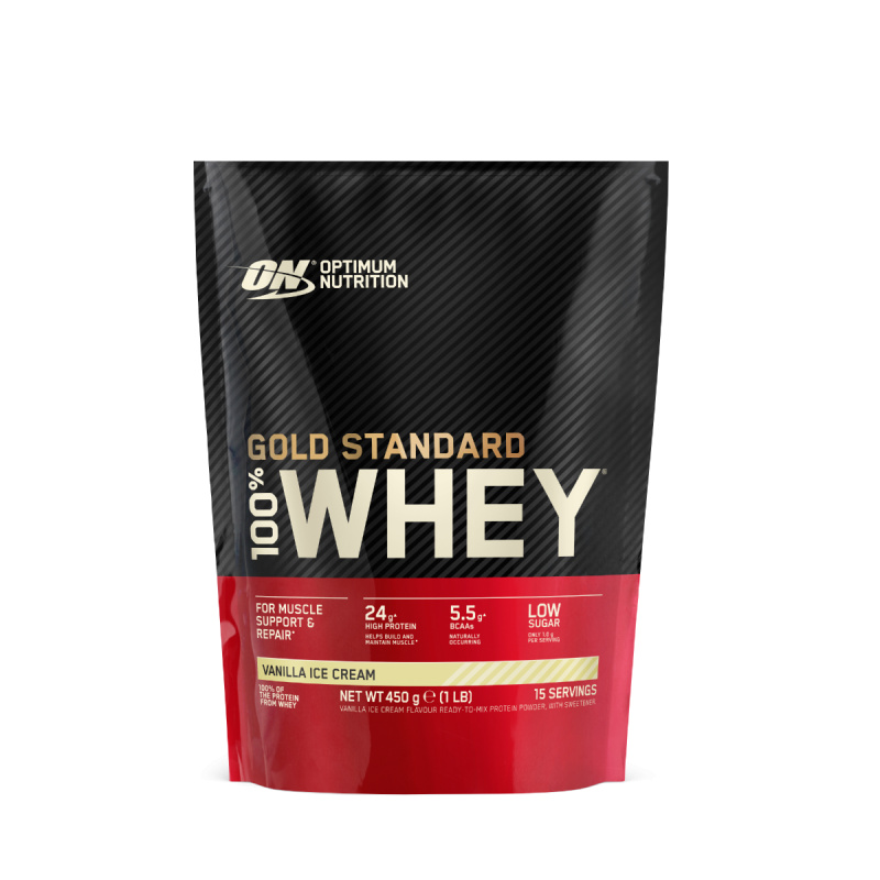 Optimum Nutrition 100% Whey Gold Standard 450 g - vanilka