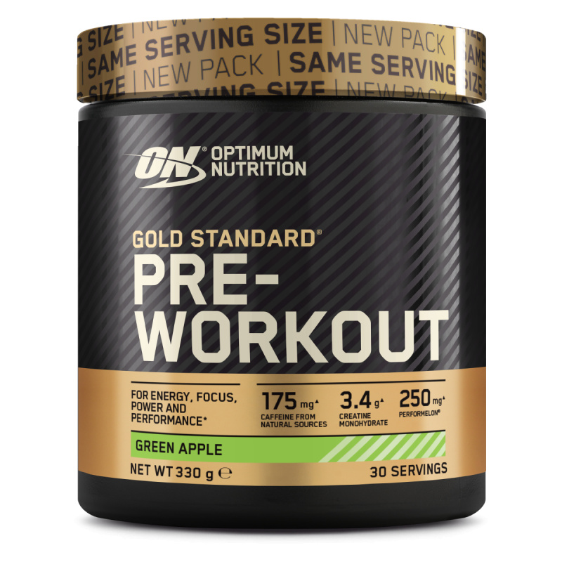 Optimum Nutrition Gold Standard Pre-workout 330g - zelené jablko