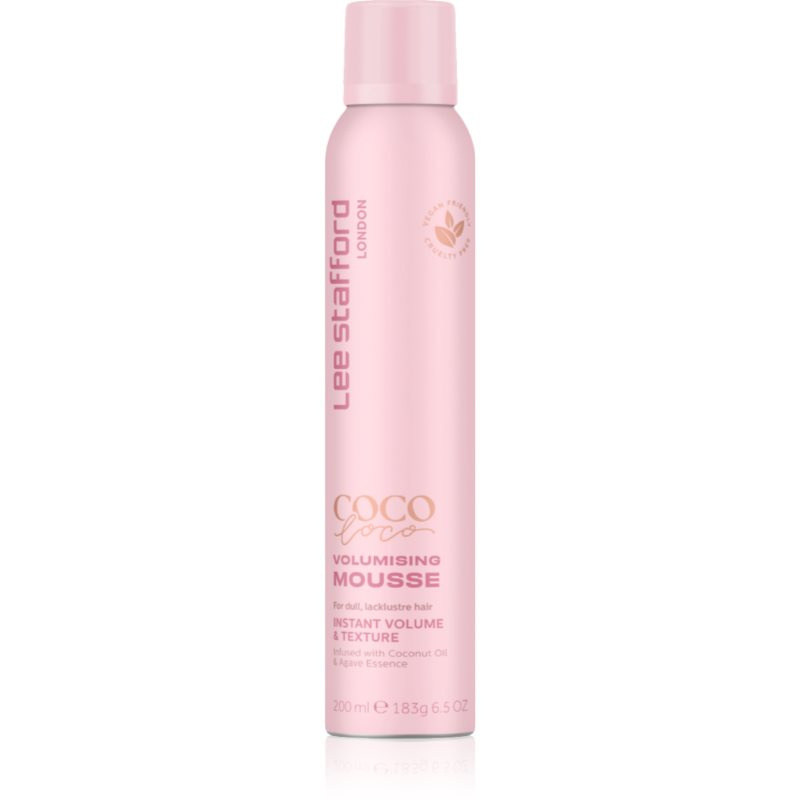 Lee Stafford CoCo LoCo Agave luxusní objemová pěna pro jemné a zplihlé vlasy 200 ml