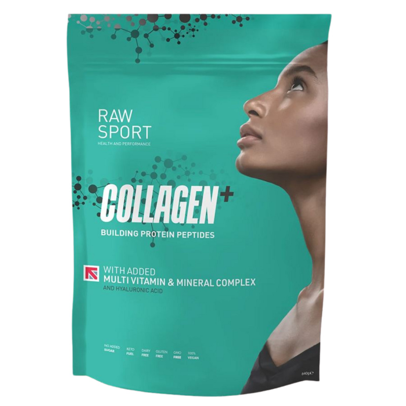 Raw Sport Collagen Building Protein Peptides 840g - čokoláda, vanilka