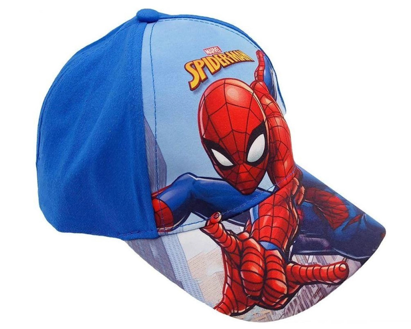 Kšiltovka Spiderman modrá – Velikost: 54