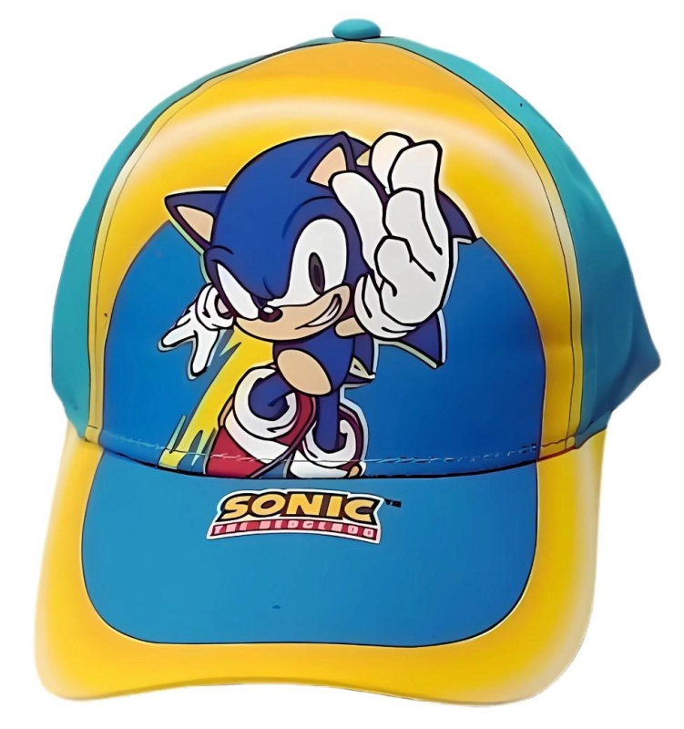 Tyrkysová kšiltovka Sonic – Velikost: 54