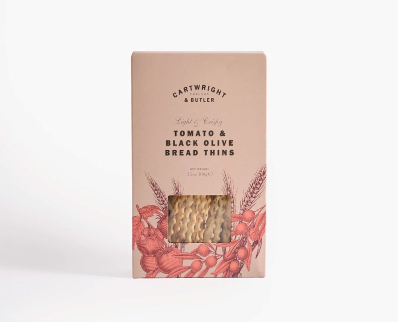 Cartwright & Butler Slané placičky s rajčaty a černými olivami, 100 g 4487