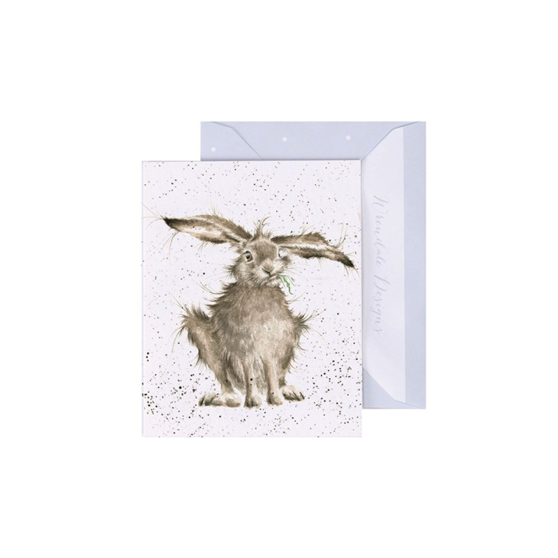 Wrendale Designs Dárková kartička Wrendale Designs "Hare-Brained" - Zajíc