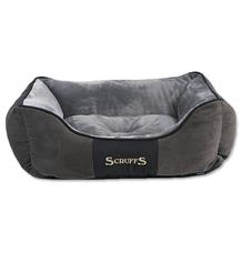 Pelíšek SCRUFFS Chester Box Bed šedý S