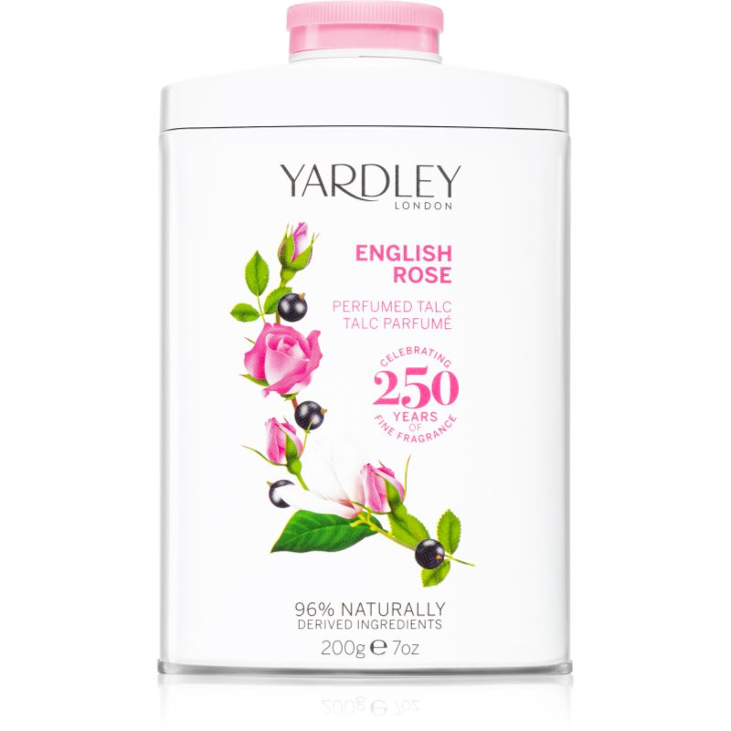 Yardley English Rose parfémovaný pudr 200 g