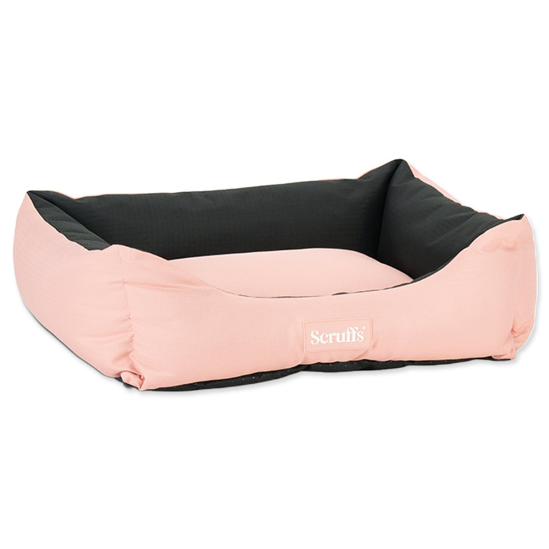 Pelíšek SCRUFFS Expedition Box Bed Rose Quartz M 60 x 50 cm