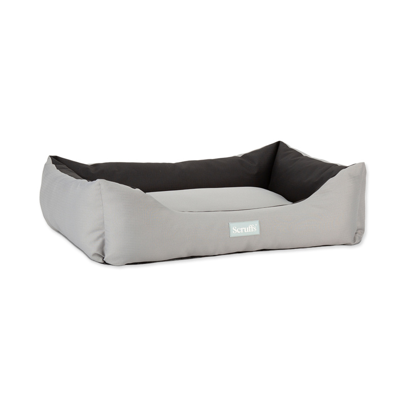 Pelíšek SCRUFFS Expedition Box Bed Storm Grey XL 90 x 70 cm