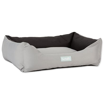 Pelíšek SCRUFFS Expedition Box Bed Storm Grey L 75 x 60 cm
