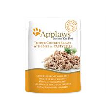 Kapsička APPLAWS cat pouch chicken with lamb in jelly 70 g