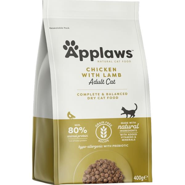APPLAWS Dry Cat Chicken with Lamb 400 g
