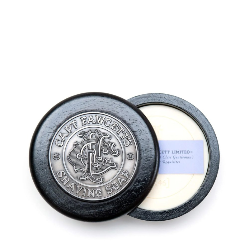 Captain Fawcett Captain Fawcett Mýdlo na holení v dřevěné misce, 100g