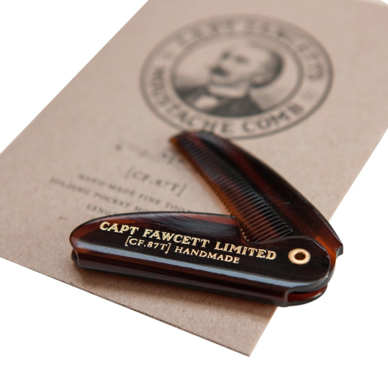 Captain Fawcett Captain Fawcett Skládací hřeben na knír, 1KS