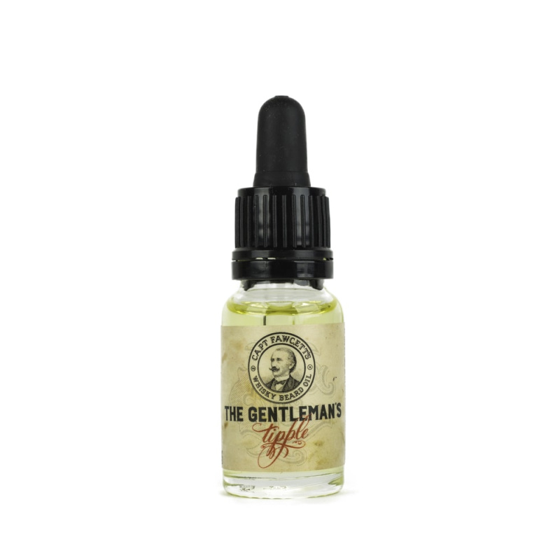 Captain Fawcett Captain Fawcett Olej na plnovous s vůní whisky Gentleman's Tipple- cestovní balení, 10ml