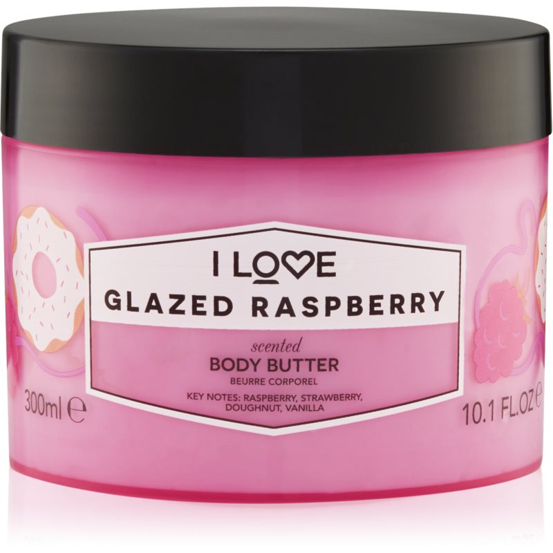 I Love Glazed Raspberry tělové máslo 330 ml