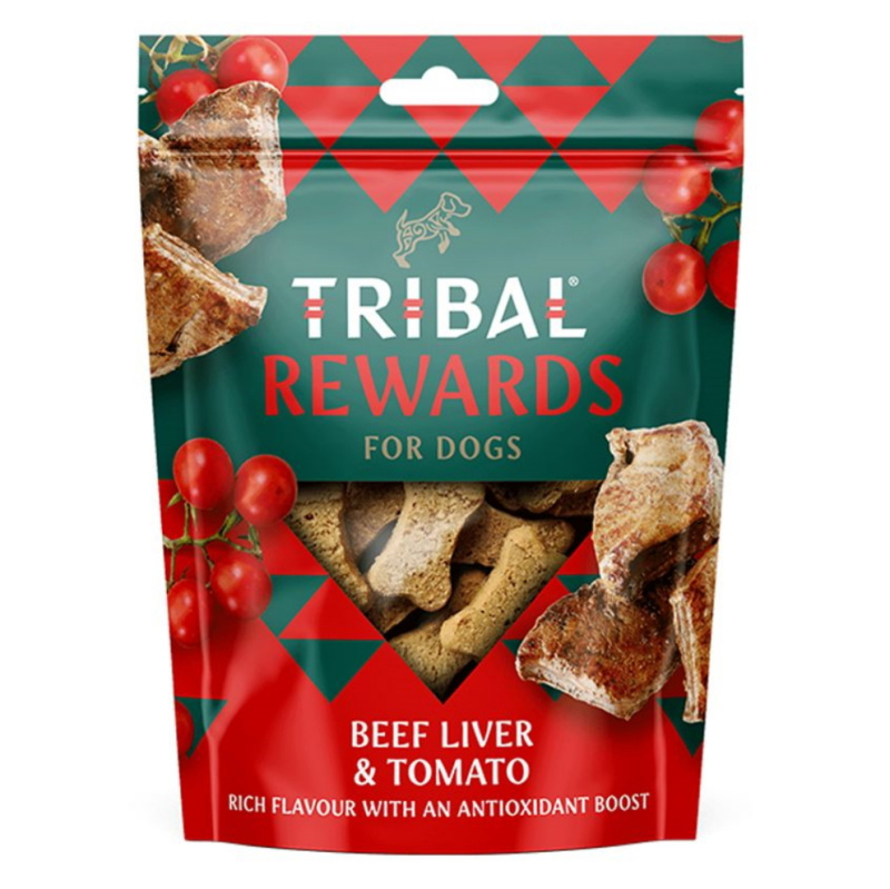 TRIBAL Rewards Snack Beef Liver & Tomato  125 g