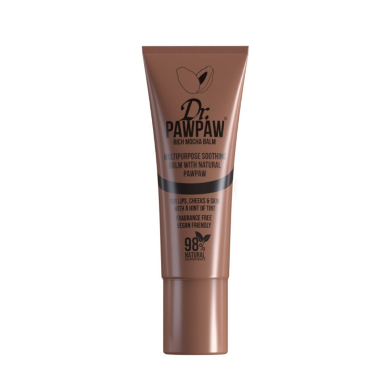 Dr. Pawpaw Rich Mocha tónovací balzám na rty a tváře 10 ml