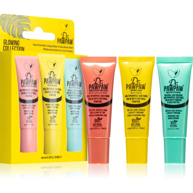 Dr. Pawpaw Glowing Trio Collection dárková sada na rty