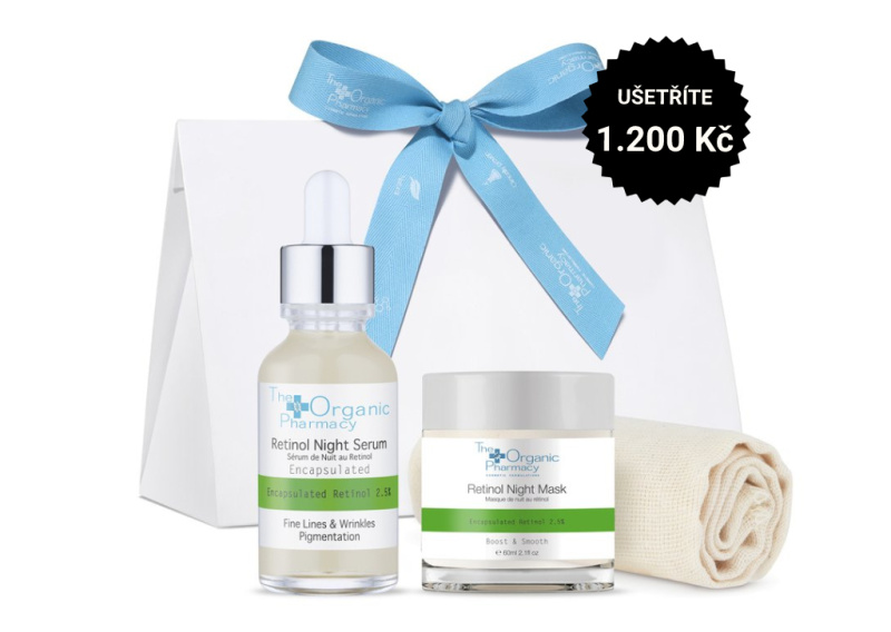 The Organic Pharmacy Dárkový set pro noční péči s retinolem