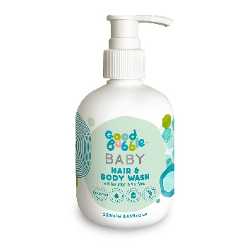 Good Bubble Dětská mycí emulze a šampón Okurka a Aloe Vera, 250ml