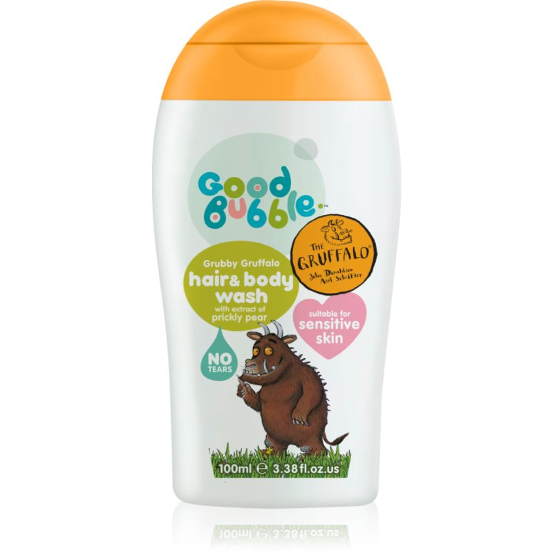 Good Bubble Gruffalo Hair & Body Wash mycí emulze a šampon pro citlivou a ekzematickou pokožku pro děti od narození 100 ml