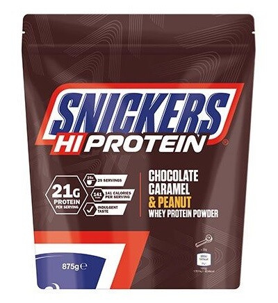 Mars Protein Snickers HiProtein Powder 875g - čokoláda caramel & arašídy