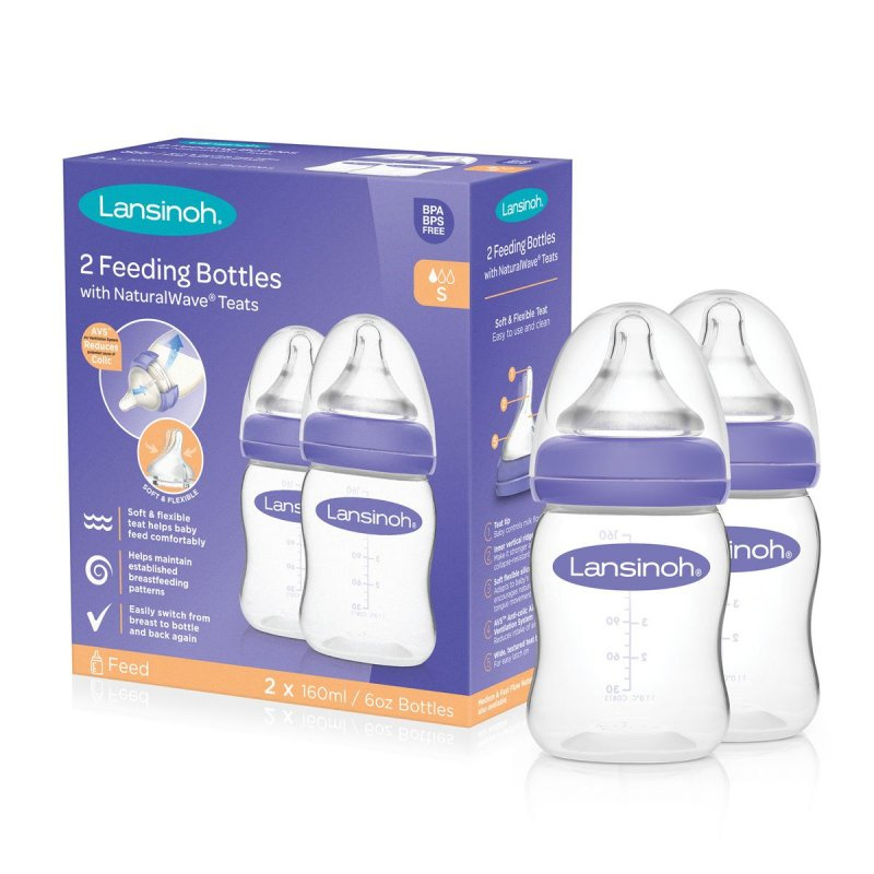 Lansinoh NaturalWave kojenecká láhev 2x160 ml