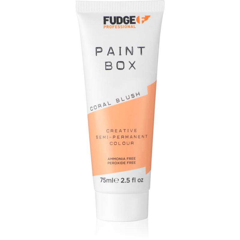 Fudge Paintbox semipermanentní barva na vlasy na vlasy odstín Coral Blush 75 ml