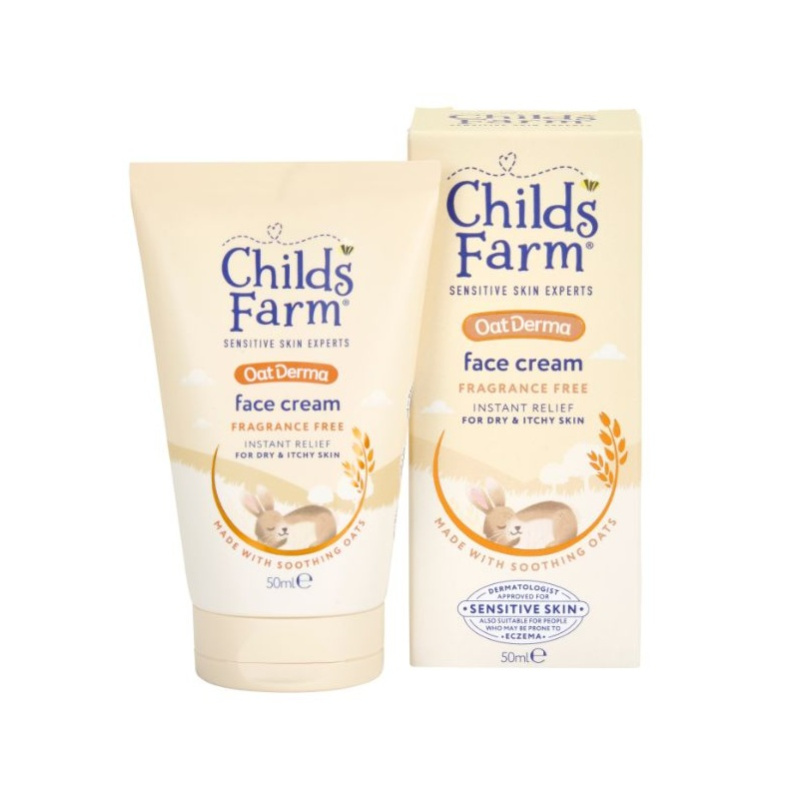 Childs Farm OatDerma Face Cream krém na obličej bez parfemace 50 ml