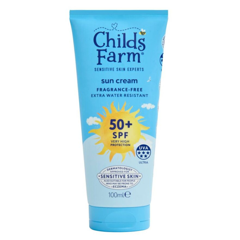 Childs Farm Suncare Sun Cream opalovací krém SPF 50+ bez parfemace 100 ml