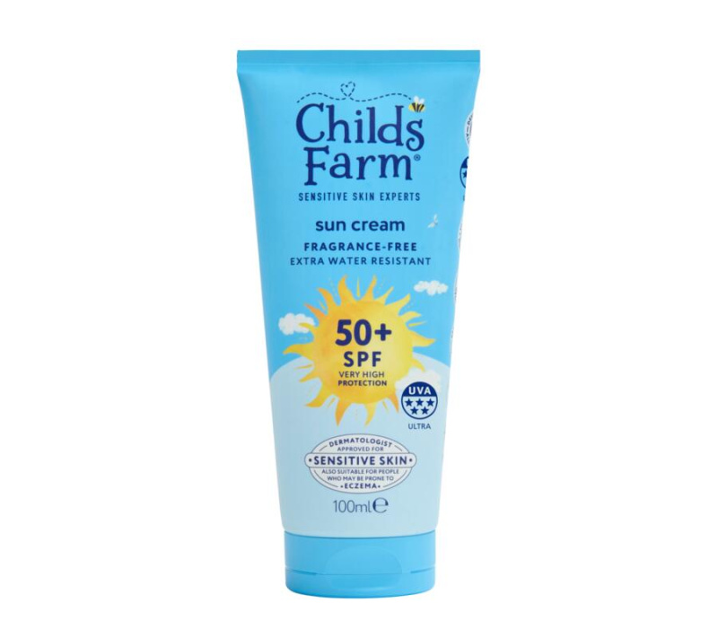 Childs Farm Suncare Sun Cream opalovací krém SPF 50+ bez parfemace 100 ml