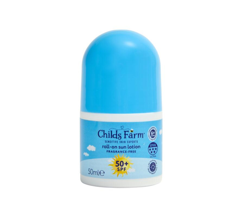 Childs Farm Suncare Roll On opalovací krém roll-on SPF 50+ 50 ml