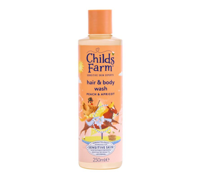 Childs Farm Hair & Body Wash mycí emulze na tělo a vlasy pro děti Peach & Apricot 250 ml