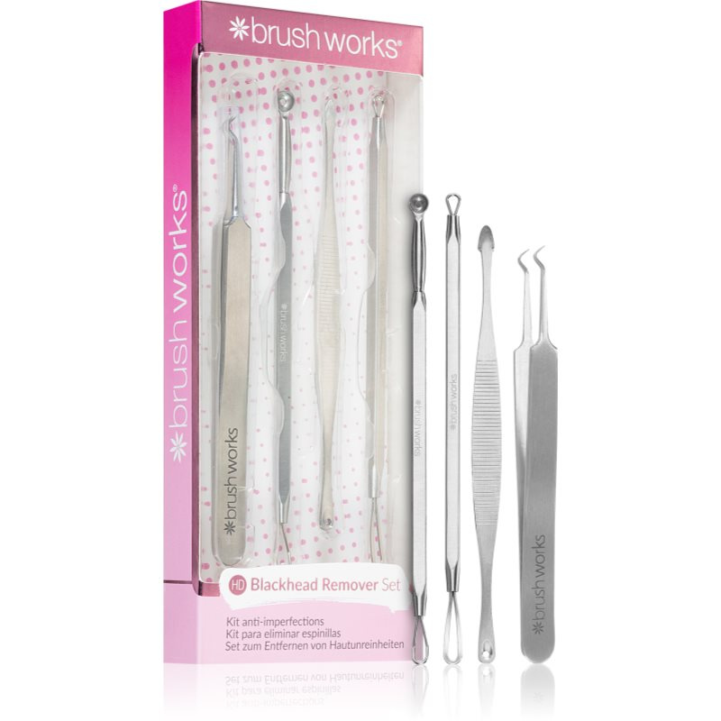 Brushworks Blackhead & Blemish Remover Set sada pro hloubkové čištění