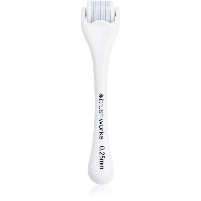 Brushworks Progression Micro Needle Derma Roller mikrojehličkový aplikátor na obličej 0,25 mm 1 ks