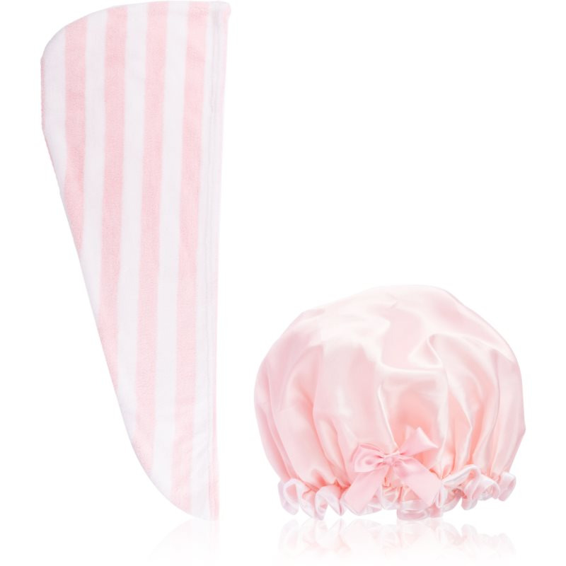 Brushworks Luxury Hair Towel & Shower Cap dárková sada na vlasy