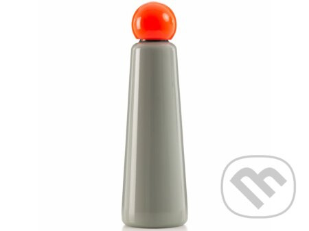 Skittle Bottle Jumbo 750ml Light Grey & Coral