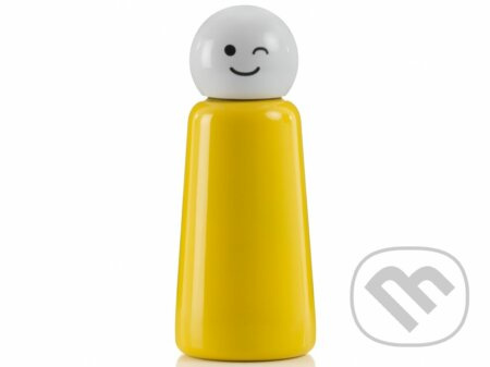 Skittle Bottle Mini 300ml - Yellow & White Wink