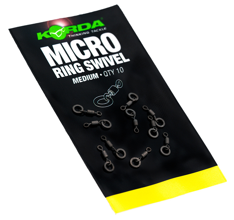 Korda obratlík s koružkem micro rig swivel medium