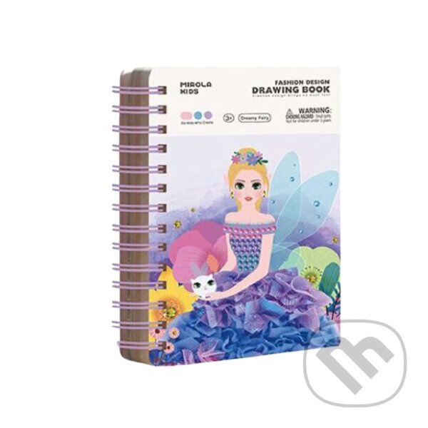 Fashion kreatívna kniha Dreamy Fairy - kniha z kategorie Omaľovávanky