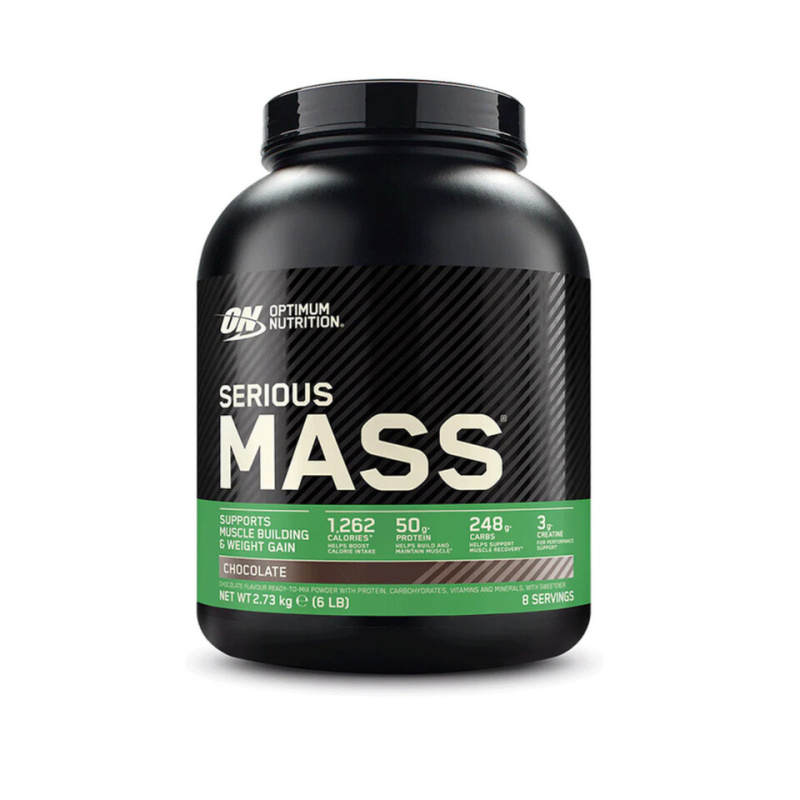 Optimum Nutrition Serious Mass 2727g - čokoláda