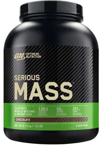 Optimum Nutrition Serious Mass 2727g - čokoláda