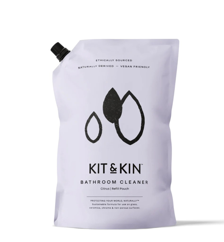 Kit&Kin Čistič koupelen, citrus, náhradní náplň, 1l