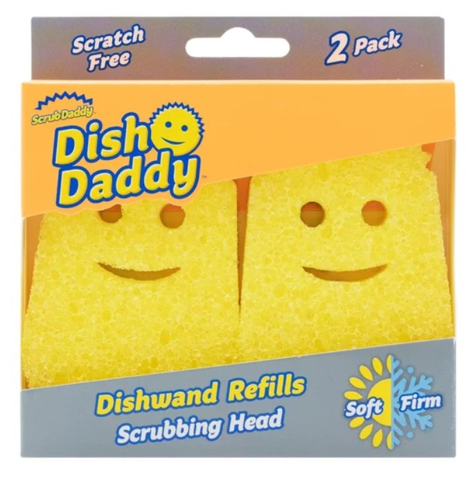Scrub Daddy Náhradní houbičky Dish Daddy 2 ks žluté